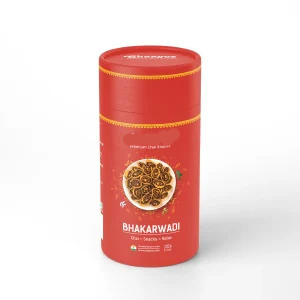 Aushadhi Chaiwala Bhakarwadi | Ready to Eat Bhakarwadi Snacks | Mini Bhakarwadi | Indian Namkeen Nashta | Traditional Indian Snacks | Party Snacks